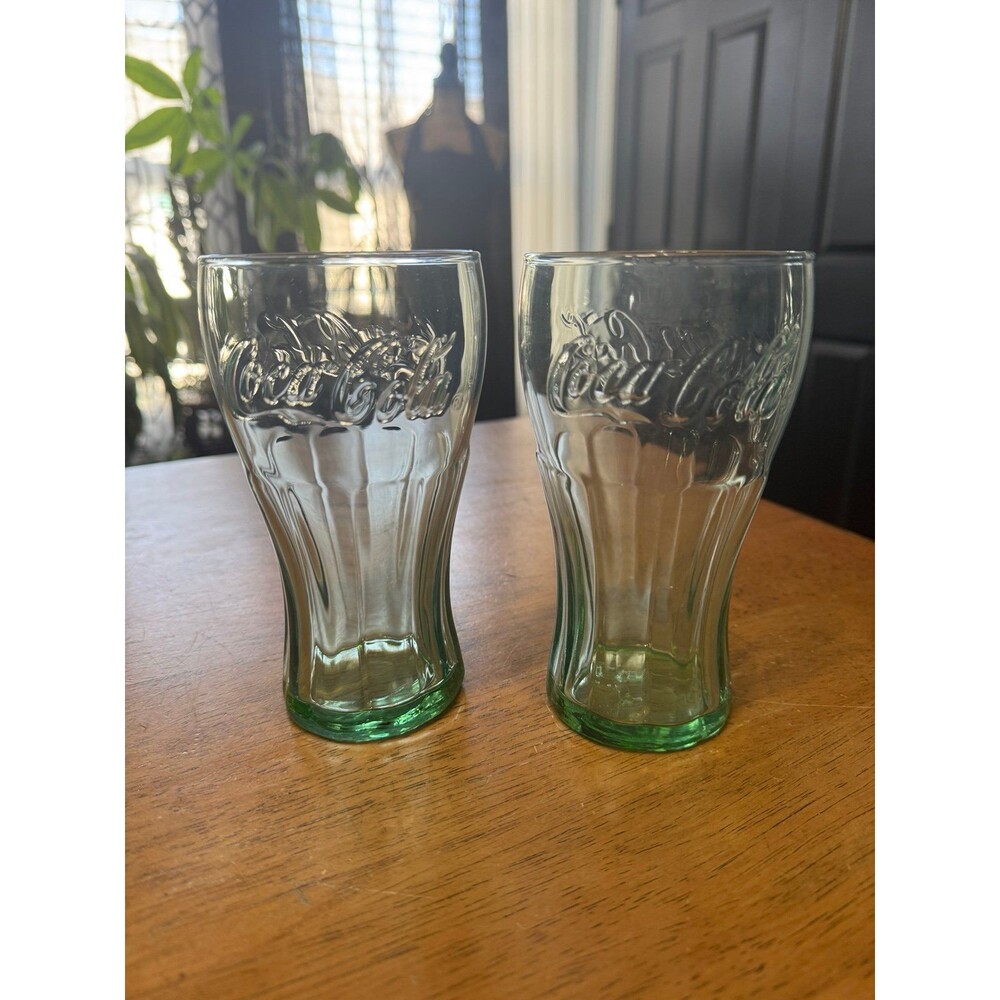 Coca Cola drinking glasses set of 2